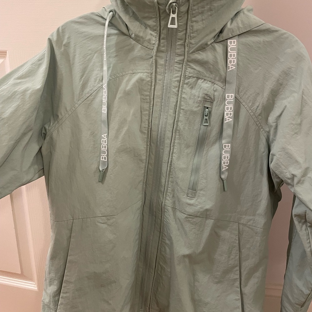 Bubba Light Green Hooded Jacket